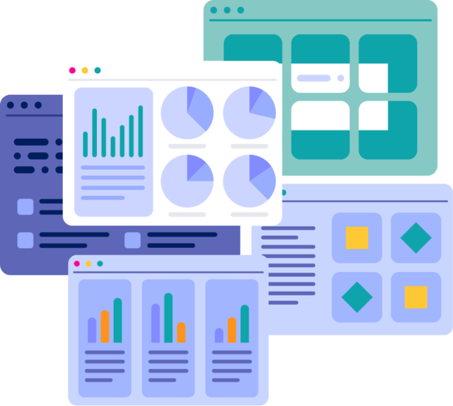 Center-out connect to any system graphic
