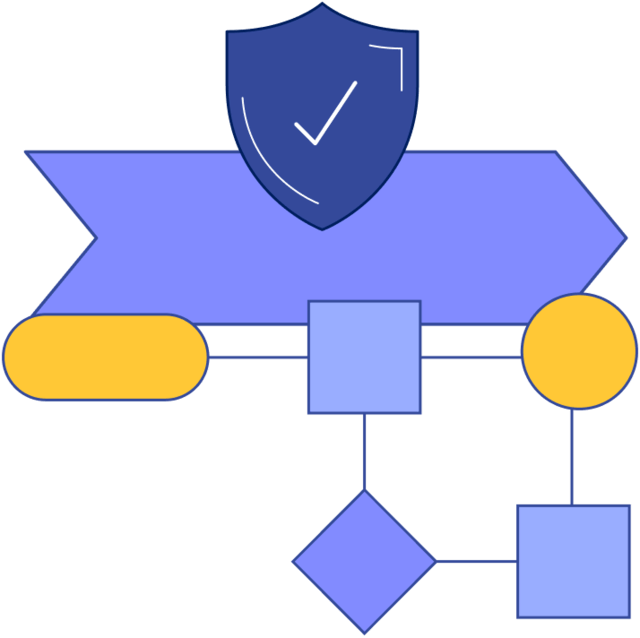 Icon showing AI automation