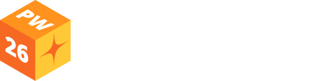 PegaWorld 2026 logo - white