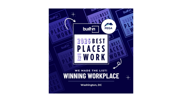 2026 Best Place to Work Built in +Pega