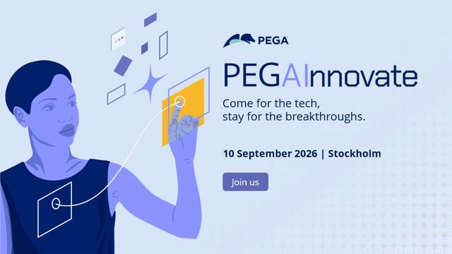 PEGAInnovate 2026 Stockholm