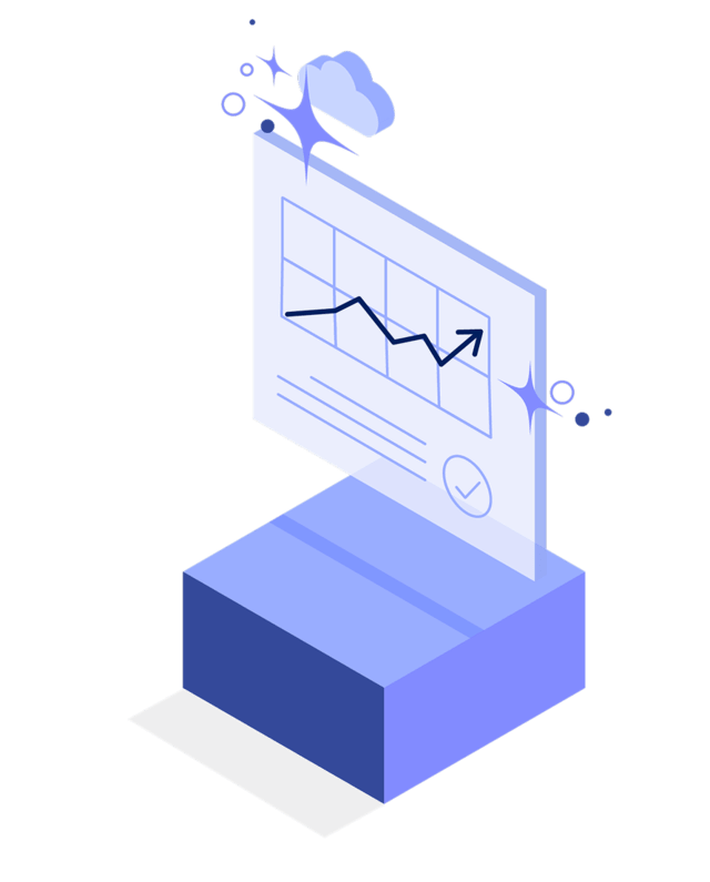 Graphic art depicting a chart