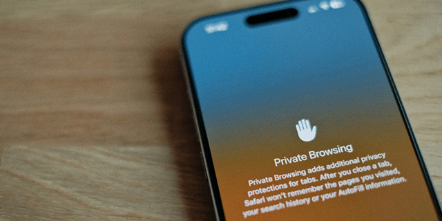 Privacy Browsing alert