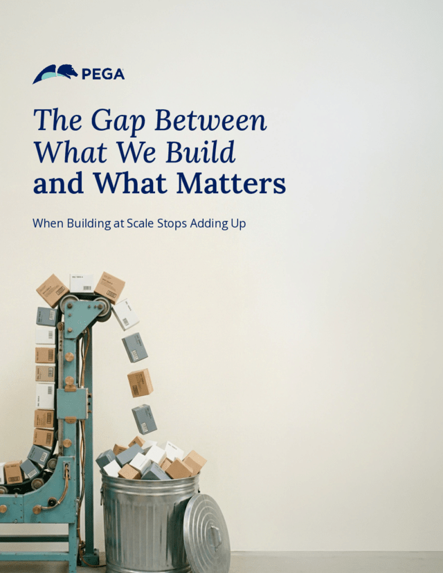 The gap between what we build and what matters